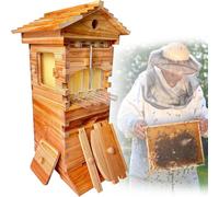 Bee Hive Starter Kit for Beginners, 100% Cedar Wood Wax Coated