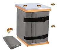 Bee Hive Wrap, Winter Protection Cover, Waterproof Insulated Beehive Shield, Heavy Duty Outdoor Material, Beekeeping Supply Set for Lawn Patio Yard Farm Garden Apiary, Cold Weather Safety Accessory