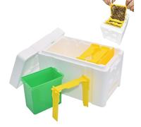 Bee Hives - Foam Honey Bee Hive - Home Gardening Accessory for Harvest Farm Honey Mating Breeding Live Keeping Backyard Patio Winter