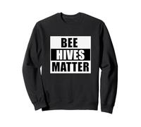 Bee Hives Matter Funny Beekeeping Pollinator Awareness Sweatshirt