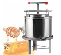 Bee Honey Press Honeycomb Press Honey Presser Extraction Equipment Manual Honey Extractor Stainless Steel 2 Frames for Restaurant Kitchen Hotel HK,C