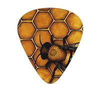 Bee Honeybee Guitar Plectrums 12 Pieces For Ukulele Bass Instrument Accessories