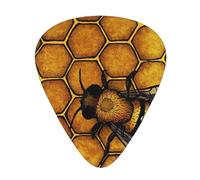 Bee Honeybee Print Guitar Pick Special Instrument Pick Unisex Guitar Pick