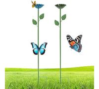 Bee Hydration Station, 2 Pieces Flower Feeder, Weatherproof, Water Dispenser Drinking Cups for Bees | for Wild Birds, Hummingbirds, Butterflies, Garden, Outdoor