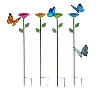 Bee Hydration Station - Garden Flower Bee Cup Bee Feeder with Stake Base 4 Pcs Beekeeping Hydration Tools | For Perterus, Farm, Balcony, Garden, Lawn, Patio, Patio, Patio, Backyard