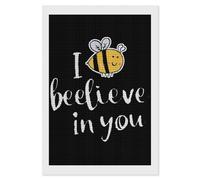 Bee I Believe in You Adults Diamond 5D Painting Kit Square Drill DIY Art Craft Wall Decor