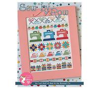 bee in My Bonnet Sew by Row Cross Stitch Pattern by Lori Holt of Pattern ONLY