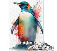 Bee in Watercolor Puzzles 1000 Piece Wooden Puzzle for Adults And Teenager Family Game for Adults And Teenagers 1000pcs (75x50cm)