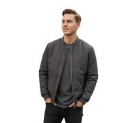 BEE INSPIRED Knight Bomber Jacket, Khaki Green, Lightweight, Zip Pockets, Ribbed Cuffs and Hem (UK, Alpha, XS, Regular, Regular, Charcoal)