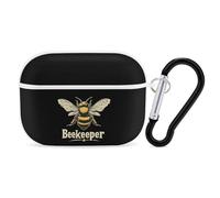 Bee Keeper Compatible with Airpods Pro Case Cover Hard Cases with Durable Hanging Buckle Charging Visible LED