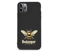 Bee Keeper Cute Phone Case Printed Cellphone Protective Cover Compatible with iPhone 11/11 Pro/11 Pro Max