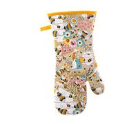 Gauntlet Oven Glove Ulster Weavers Bee Keeper 100% Cotton Natural