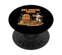 Bee Keeper Mood Beekeeper Honey Hive Apiary Life PopSockets Adhesive PopGrip