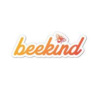 Bee Kind Car Sticker Decal Save The Bees Planet Pollinate Flowers Environment