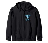 Bee Kind in XRay - Bees Joke - Funny Beekeeper Saying Zip Hoodie