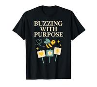 Bee Kind Mental Health Nature Activism Save the Bees Protest T-Shirt