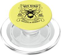 Bee Kind Positivity Save The Bees Honey Bee Humble Bumblebee PopSockets PopGrip for MagSafe