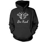 Bee Kind - Unisex Hoodie - Kindness Bees Manchester M Black