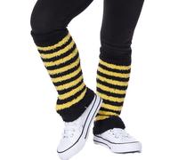 amscan 9919130 - Unisex Bee Leg Warmers Kids Fancy Dress Accessory - 3+ Years