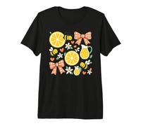 Bee Lemonade Daisy Bow Coquette Cottagecore Premium T-Shirt