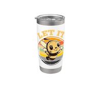 Bee Let it Beekeeper Honeybee Beekeeping Stainless Steel Insulated Tumbler
