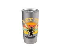Bee Let it Beekeeper Honeybee Beekeeping Stainless Steel Insulated Tumbler