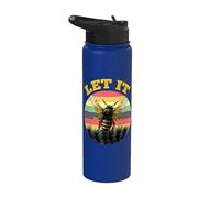 Bee Let it Beekeeper Honeybee Beekeeping Stainless Steel Insulated Water Bottle