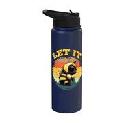 Bee Let it Beekeeper Honeybee Beekeeping Stainless Steel Insulated Water Bottle