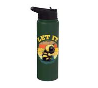 Bee Let it Beekeeper Honeybee Beekeeping Stainless Steel Insulated Water Bottle