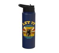Bee Let it Beekeeper Honeybee Beekeeping Stainless Steel Insulated Water Bottle