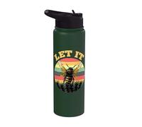 Bee Let it Beekeeper Honeybee Beekeeping Stainless Steel Insulated Water Bottle