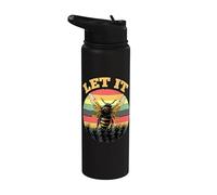 Bee Let it Beekeeper Honeybee Beekeeping Stainless Steel Insulated Water Bottle