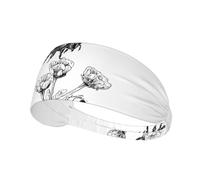 Bee Love Print Fashionable Elastic Sports Headband - Sweat Absorbing And Breathable, Suitable For Various Sports Running, Yoga, Fitness, Etc