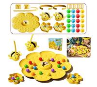 Bee Magnetic Interactive Toys for 2-4 Person,Magnetic Fishing Game, Suitable for Kids Ages 4 and up Playing, Enhance Children's Wisdom,family party games (2 Players)