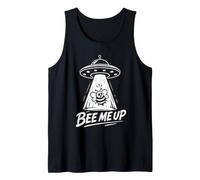 BEE ME UP Funny Bee Keeper UFO Alien Abduction Tank Top