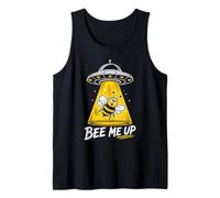BEE ME UP Funny Bee Keeper UFO Alien Abduction Tank Top