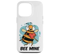 Bee Mine Funny Valentines Day Women Men Kids Cute Bee Case for iPhone 13 Pro