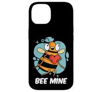 Bee Mine Funny Valentines Day Women Men Kids Cute Bee Case for iPhone 14
