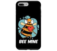 Bee Mine Funny Valentines Day Women Men Kids Cute Bee Case for iPhone 7 Plus/8 Plus