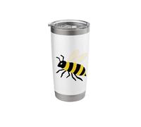Bee Minimalist Simple Badge Beekeeper Stainless Steel Insulated Tumbler