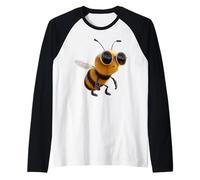 Bee Motif Beekeeper Bees Daddy Sweet Honey Cute Bee Raglan Baseball Tee