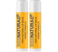 Bee Natural - 100% Natural Moisturising Lip Balm, Honey Vanilla Flavour, 4.2 g (Pack of 2)