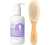 Bee Nature - Cradle Cap Kit - Cradle Cap Shampoo and Brush - Cradle Cap Treatment - Suitable for newborns, toddlers, children and adults with dry, sensitive, eczema-prone or itchy scalps