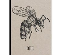 Bee: Notebook for beekeepers, bumble bee lovers and apiarists. This wide lined book is perfect for writing recipes, general notes, keeping a journal, ... who love honey and keeping bees in hives