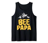 Bee Papa Beekeeper Honeybee Bees Hive Bee Dad Father Daddy Tank Top