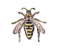 Bee Patches 5PCS Bee Embroidery Stick On Patch
