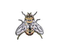 Bee Patches 5PCS Bee Embroidery Stick On Patch