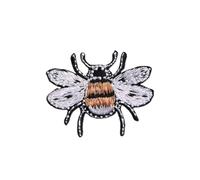 Bee Patches 5PCS Bee Embroidery Stick On Patch