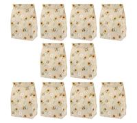 Bee Pattern Paper Gift Bags 10 Pcs Lightweight Paper Packaging