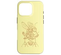 Bee Playing Drums Funny Drummer Insect Rock Musician Case for iPhone 16 Pro